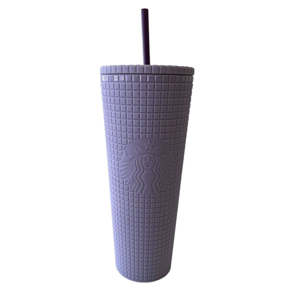 Starbucks 2021 Valentine's Day Lilac Purple Matte Cold Cup Tumbler 24 Oz New